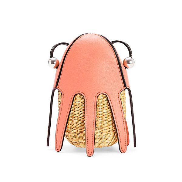 【ロエベ】PAULA'S IBIZA タコのラフィアポシェット偽物 A623093X01